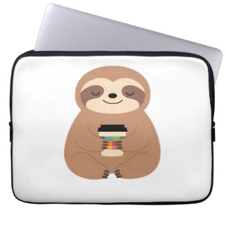 Funda Para Portátil Sloth Coffee Time Classic T-Shirt
