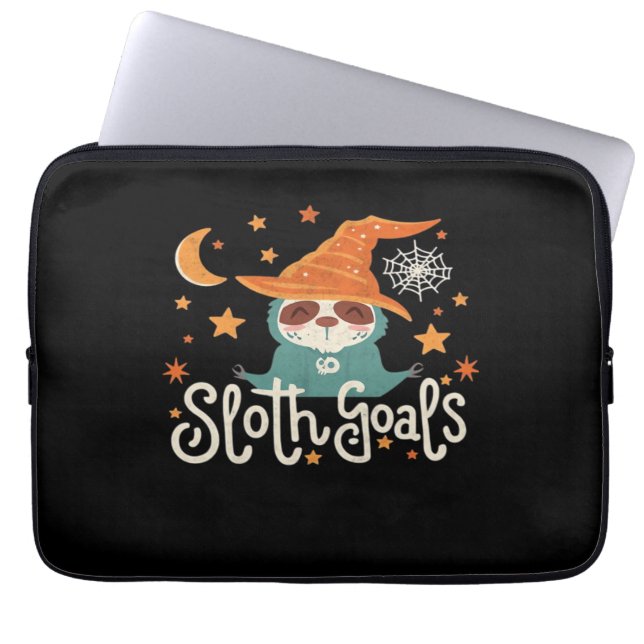 Funda Para Portátil Sloth Halloween Goals Classic T-Shirt (Frente)