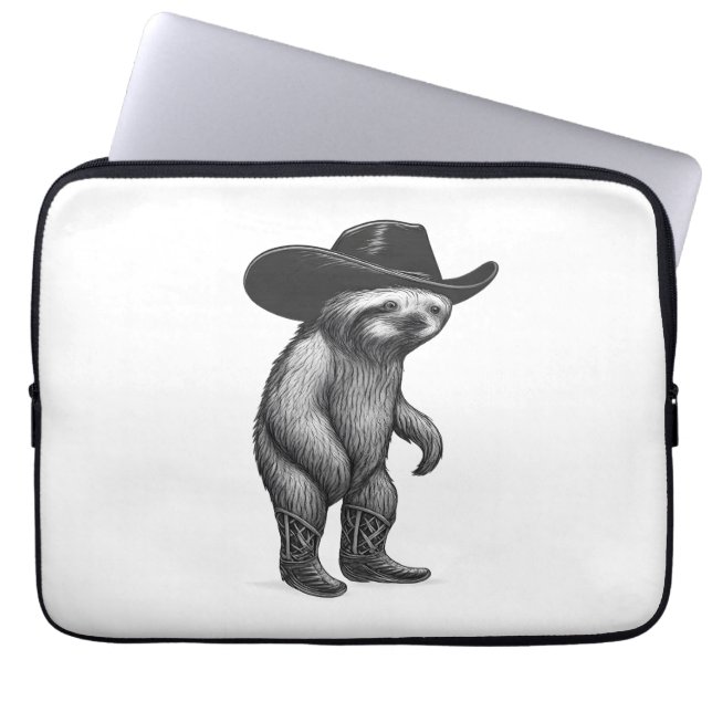 Funda Para Portátil Sloth Howdy Sloth (Frente)