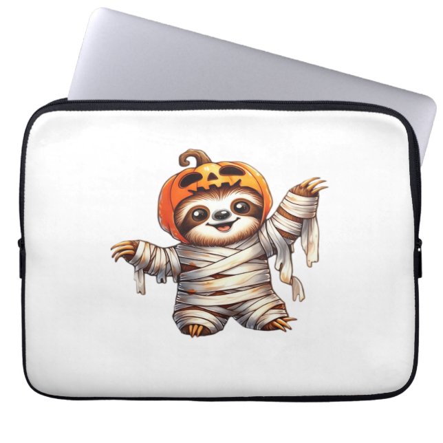 Funda Para Portátil Sloth Mummy Halloween Classic T-Shirt (Frente)