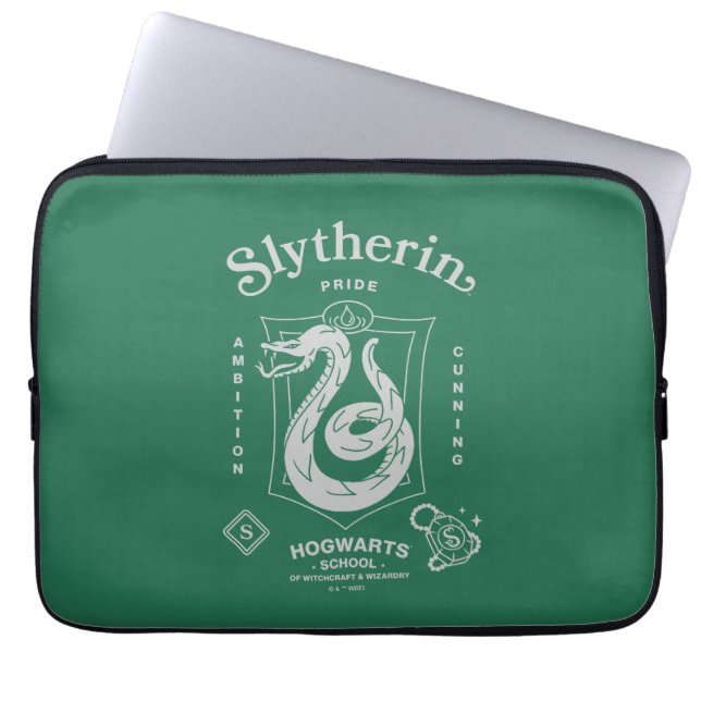 Funda Para Portátil SLYTHERIN™ Pride Ambition Cunning Crest (Frente)
