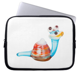 FUNDA PARA PORTÁTIL SNAIL DE VIDRIO SONRIENTE