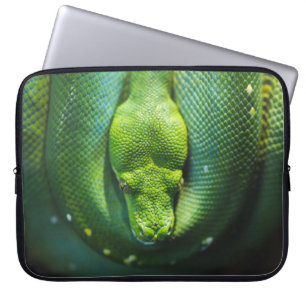 FUNDA PARA PORTÁTIL SNAKE VERDE