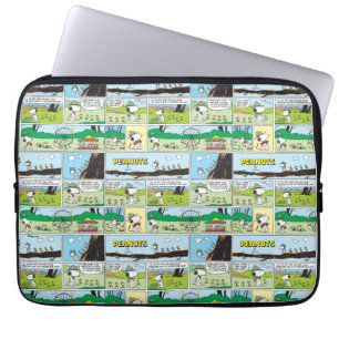 Funda Para Portátil Snoopy & Friends   Ir de campamento