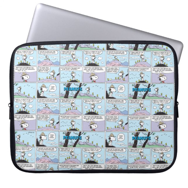 Funda Para Portátil Snoopy & Friends | Ir de excursión (Frente)