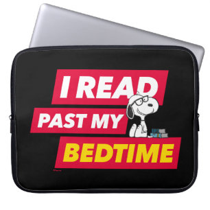 Funda Para Portátil Snoopy "Leí Más Allá De Mi Cama"