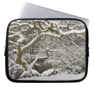 Funda Para Portátil Snow-covered Japanese maple
