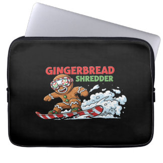 Funda Para Portátil Snowboarder de Gingerbread