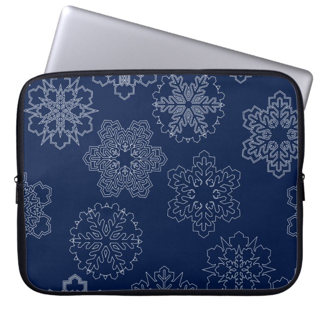 Funda Para Portátil Snowflake (Frente)