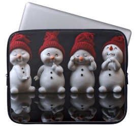 Funda Para Portátil Snowman Design Laptop Sleeve