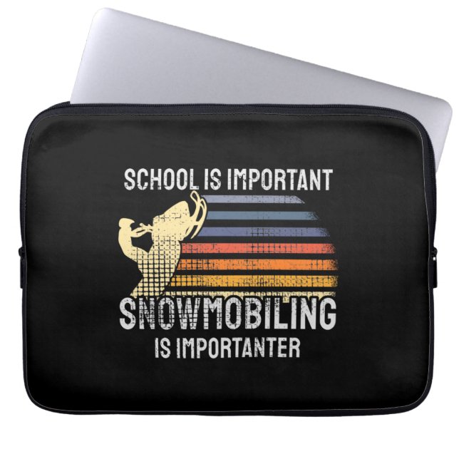 Funda Para Portátil Snowmobling Snowmobile (Frente)
