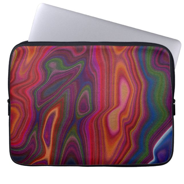 Funda Para Portátil Sobrecarga abstracta (Frente)