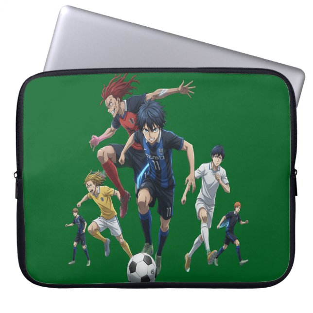 Funda Para Portátil Soccer Squad Laptop Sleeve – Cartoon Action (Frente)