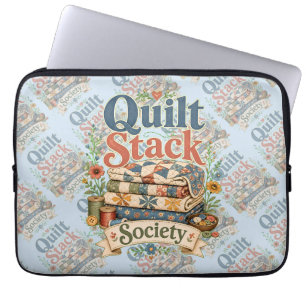 Funda Para Portátil Sociedad de Pilas de Colchas Costura Cottagecore