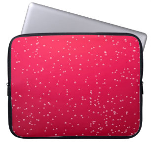 Funda Para Portátil Soda cereza con burbujas pequeñas arte de fondo