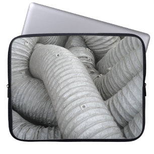 Funda Para Portátil sofá de tela gris y negro