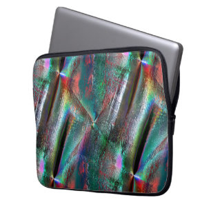 Funda Para Portátil Sofocación de la textura psicodélica arbolada, res