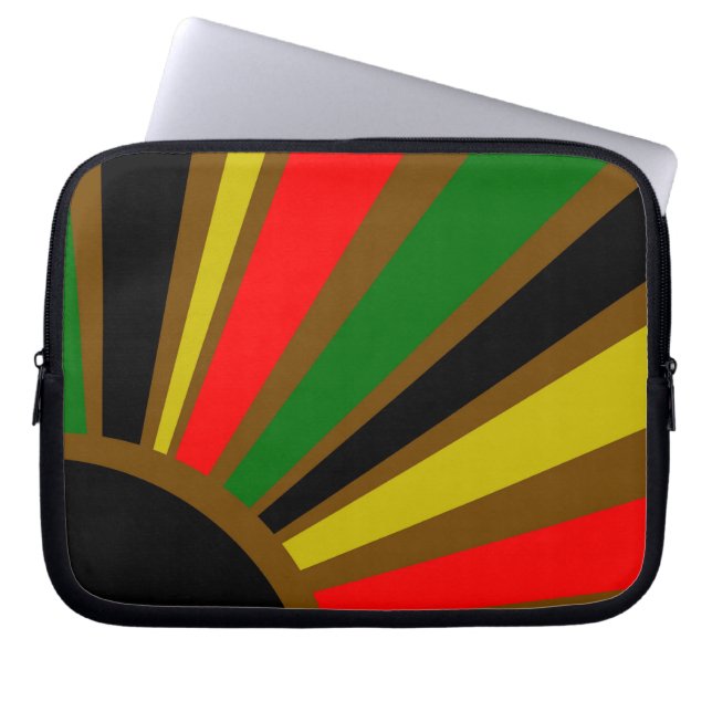 Funda Para Portátil Sol naciente de Rasta Restyled (Frente)