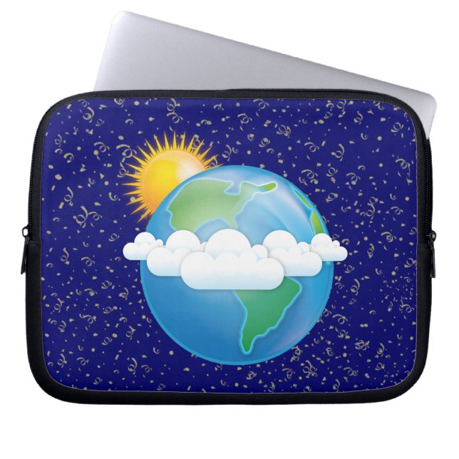 Funda Para Portátil Sol y Tierra - (Frente)
