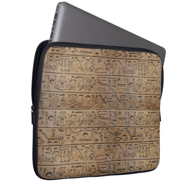 Funda Para Portátil Soldadura de Diseñador de jeroglíficos de Egipto a (Anverso derecho)