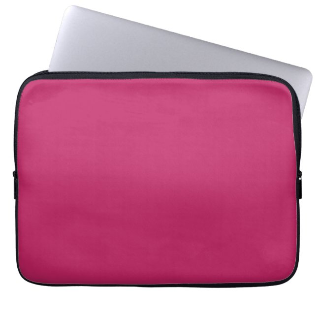 Funda Para Portátil Sólido rosa magenta (Frente)