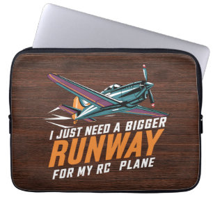 Funda Para Portátil Solo necesito una pista más grande para mi avión R