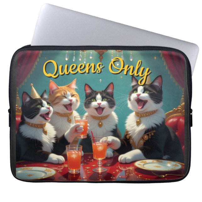 Funda Para Portátil ¡Solo reinas! (Frente)