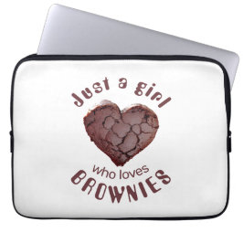 Funda Para Portátil Sólo un chica que ama los brownies
