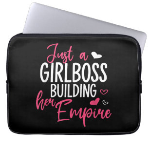 Funda Para Portátil Sólo un jefe chica construyendo su imperio mujeres