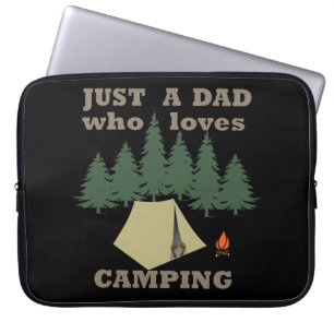 Funda Para Portátil solo un padre que ama acampar y hacer senderismo