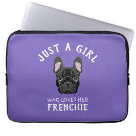 Funda Para Portátil Sólo una chica que ama a su francesa