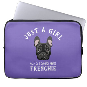 Funda Para Portátil Sólo una chica que ama a su francesa