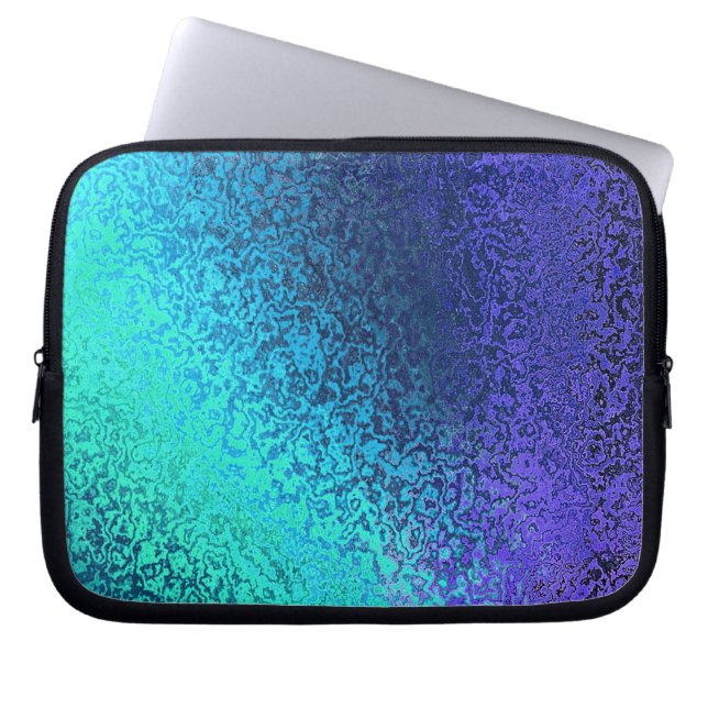 Funda Para Portátil Sombras de la manga azul de la laptop (Frente)
