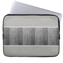 Funda Para Portátil Sombras grises de rayas oscuras