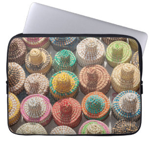 Funda Para Portátil Sombreros Coloridos Tejidos