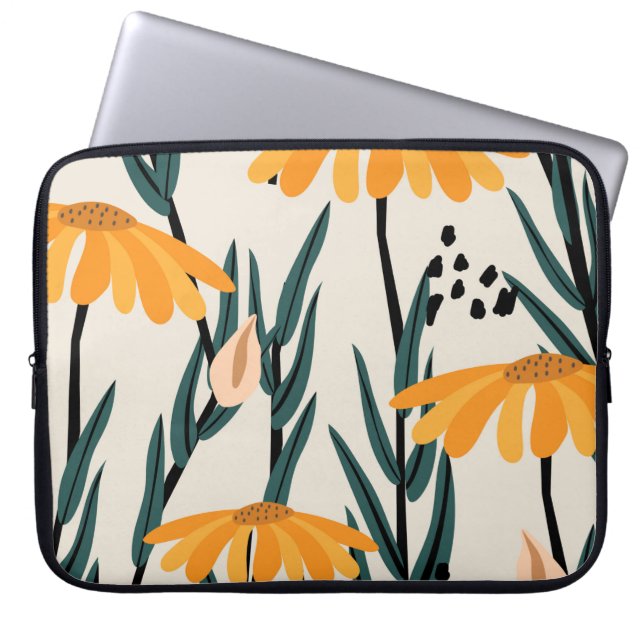 Funda Para Portátil Sombrillas amarillas (Frente)