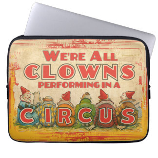 Funda Para Portátil Somos payasos de humor kitsch del carnaval de circ