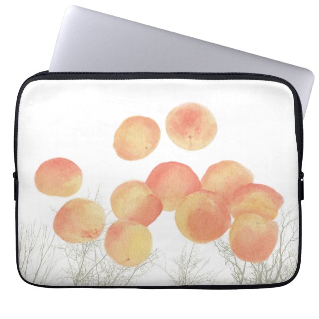 Funda Para Portátil Soñando con albaricoques en invierno (Frente)