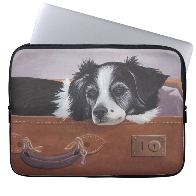 Funda Para Portátil Soñando con los viajes (Frente)