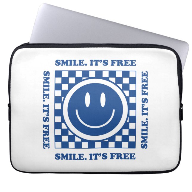 Funda Para Portátil Sonríe Es Gratis (Frente)