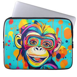 Funda Para Portátil Sonrisa en monos