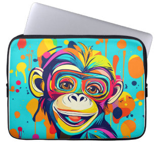 Funda Para Portátil Sonrisa en monos
