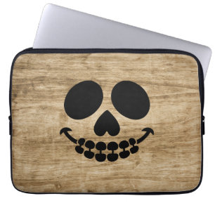 Funda Para Portátil Sonrisa esquelética.
