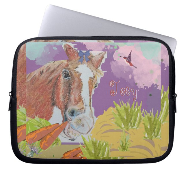 Funda Para Portátil Sonrisas de amapola (Frente)