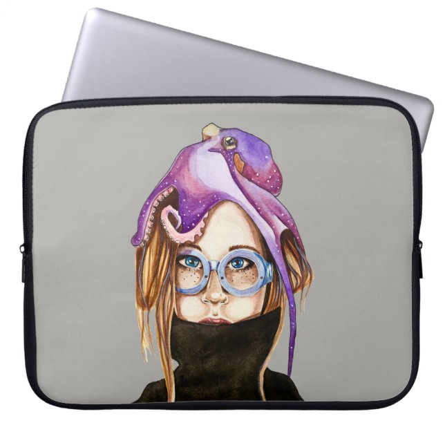 Funda Para Portátil sorpresa marina (Frente)