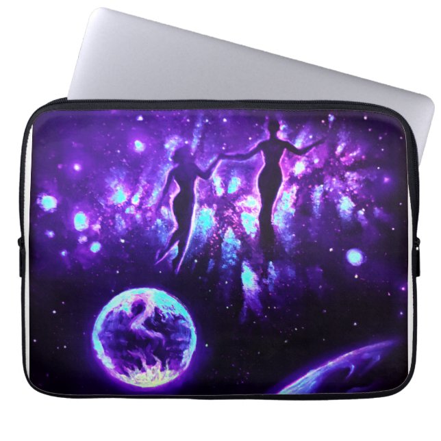 Funda Para Portátil Soulmates en el universo del amor (Frente)