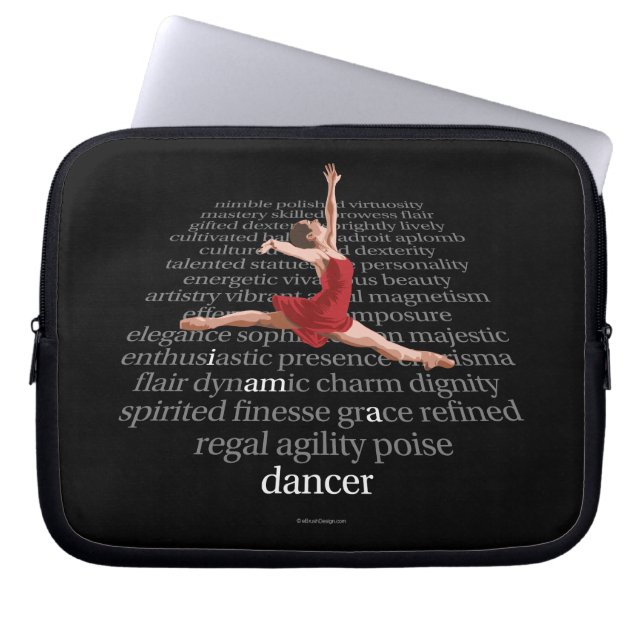 Funda Para Portátil Soy Bailarina (Frente)