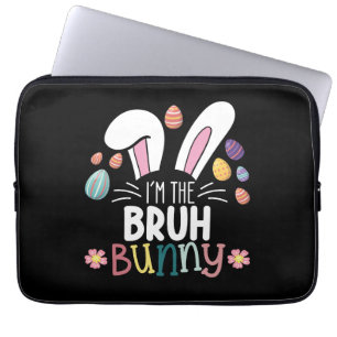 Funda Para Portátil Soy el conejo Bruh de Pascua coincidente