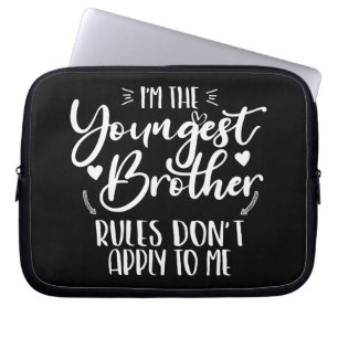 Funda Para Portátil Soy el hermano menor Hermano sarcástico Cool
