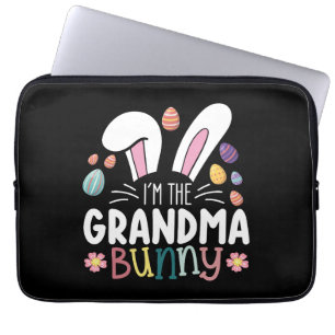 Funda Para Portátil Soy la conejita abuela Pascua ropa familiar a jueg